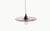 coloured glass disc pendant light