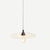 flat glass pendant ceiling light