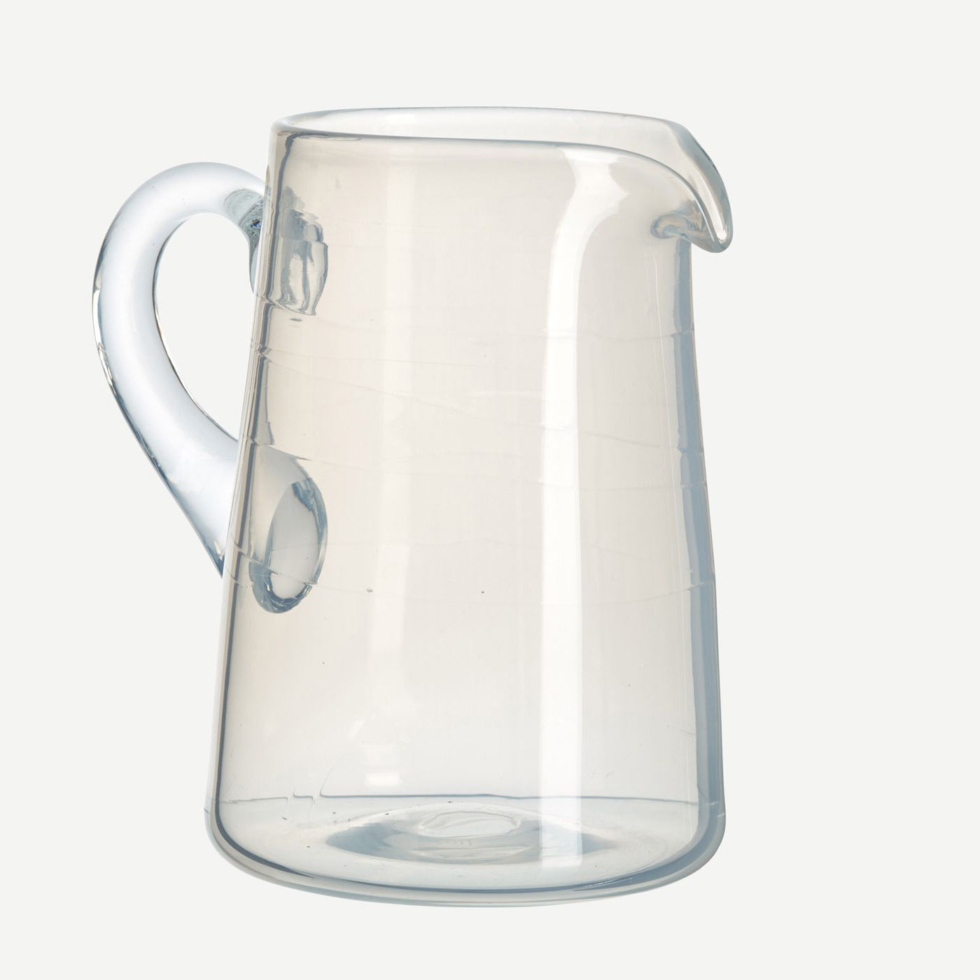 Alabaster handblown glass jug