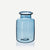 Sea Blue apothecary handblown glass vase 