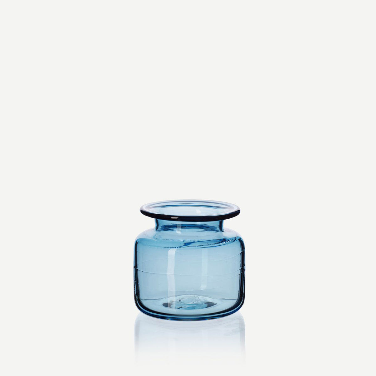  Sea Blue apothecary small jar