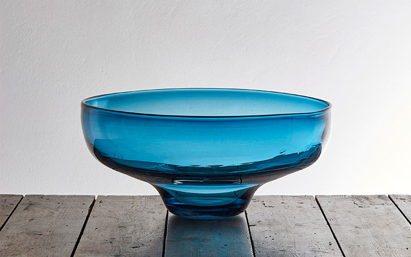 large decorative glass bowl